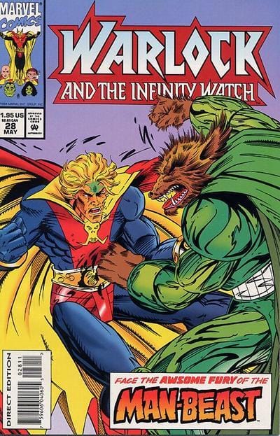 Marvel COMIC BOOK Warlock and the Infinity Watch #28 (VF/NM)