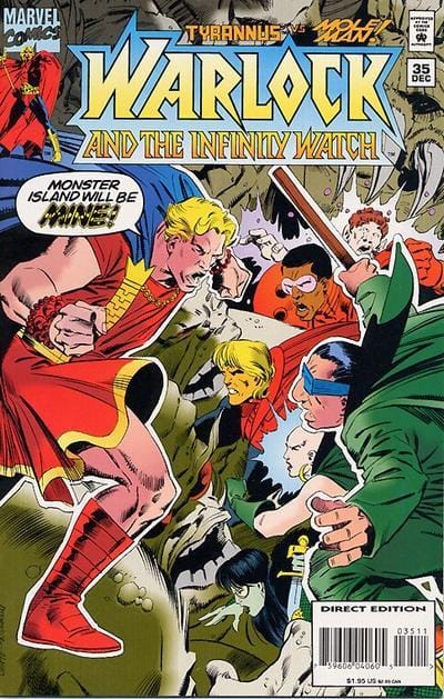 Marvel COMIC BOOK Warlock and the Infinity Watch #35 (VF/NM)