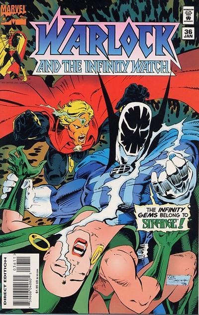 Marvel COMIC BOOK Warlock and the Infinity Watch #36 (VF/NM)