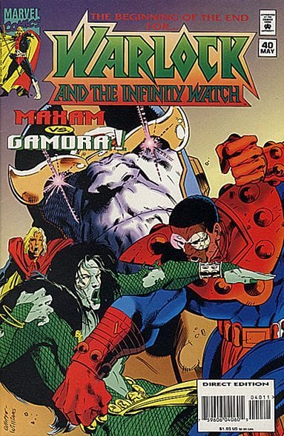 Marvel COMIC BOOK Warlock and the Infinity Watch #40 (VF/NM)
