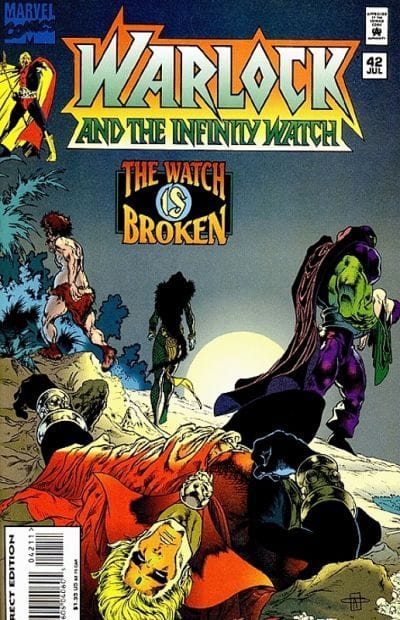 Marvel COMIC BOOK Warlock and the Infinity Watch #42 (VF/NM)