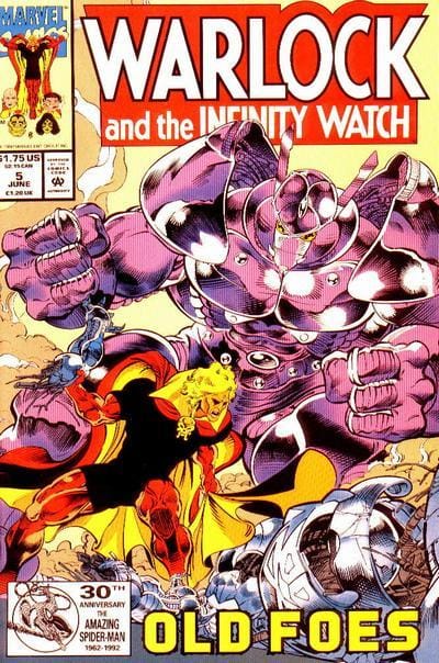 Marvel COMIC BOOK Warlock and the Infinity Watch #5 (VF/NM)