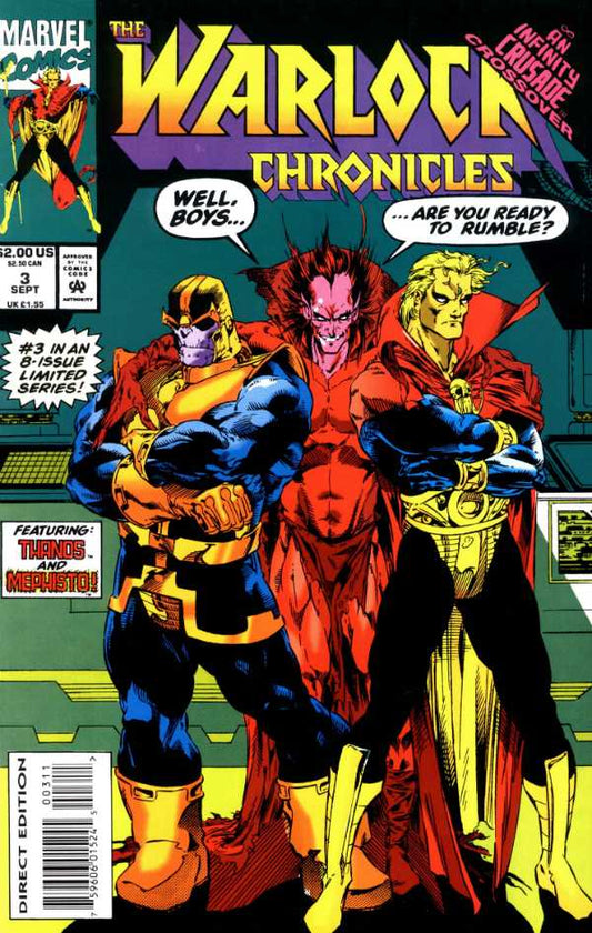 Marvel COMIC BOOK Warlock Chronicles #3 (VF)