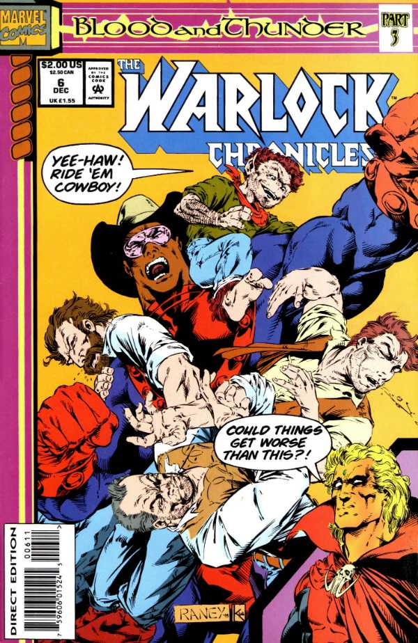 Marvel COMIC BOOK Warlock Chronicles #6 (VF)