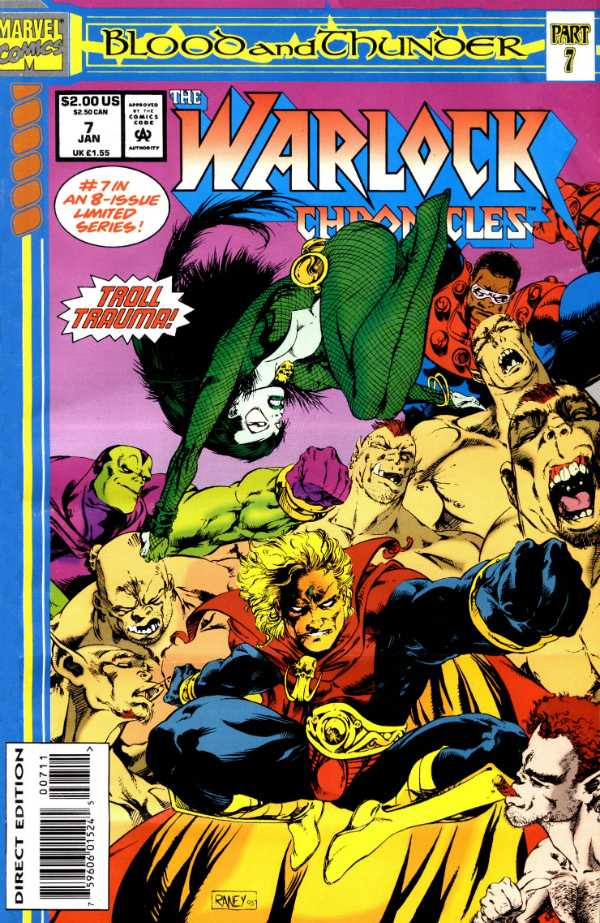 Marvel COMIC BOOK Warlock Chronicles #7 (VF)
