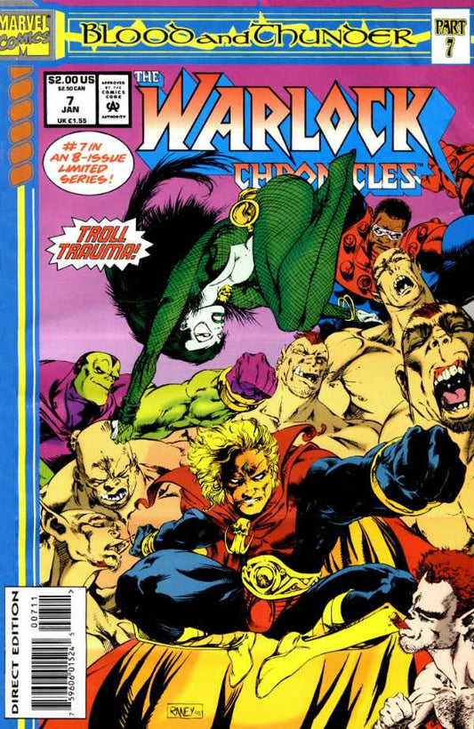 Marvel COMIC BOOK Warlock Chronicles #7 (VF)