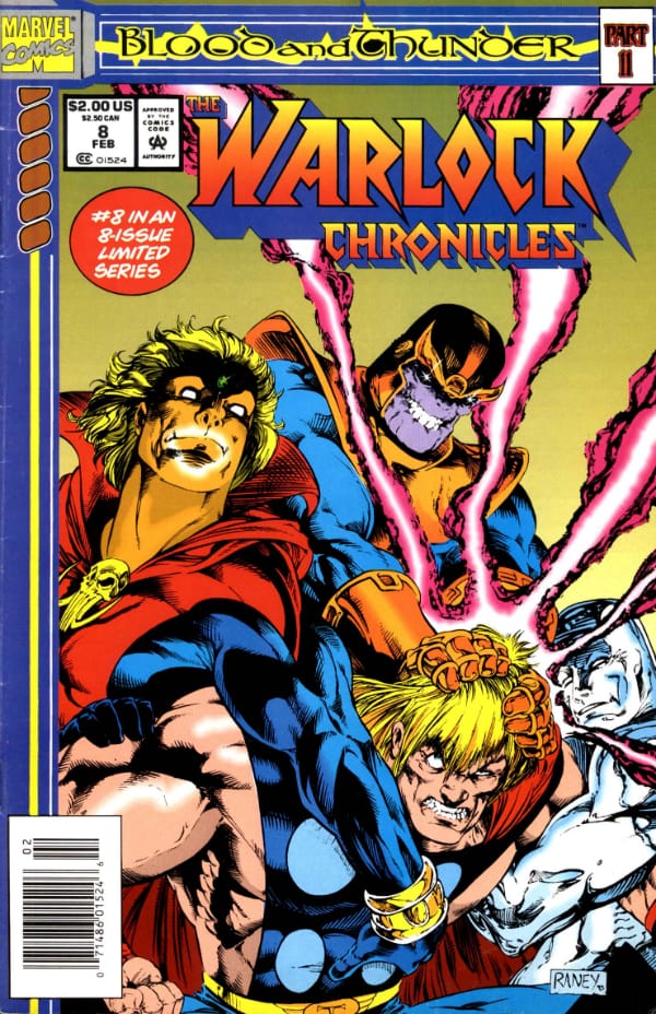 Marvel COMIC BOOK Warlock Chronicles #8 (VF/NM)