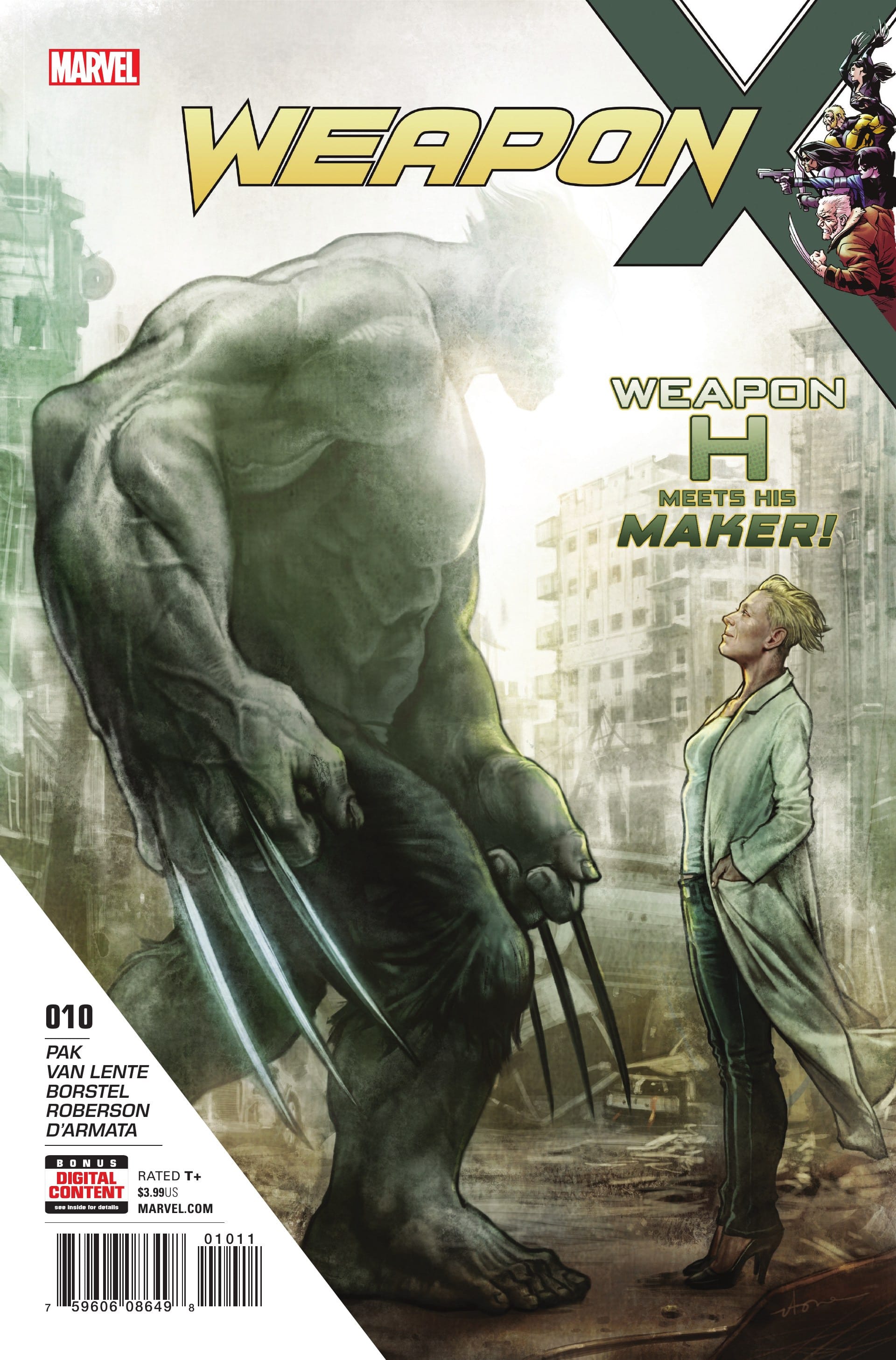 Marvel COMIC BOOK Weapon X #10 (VF/NM)
