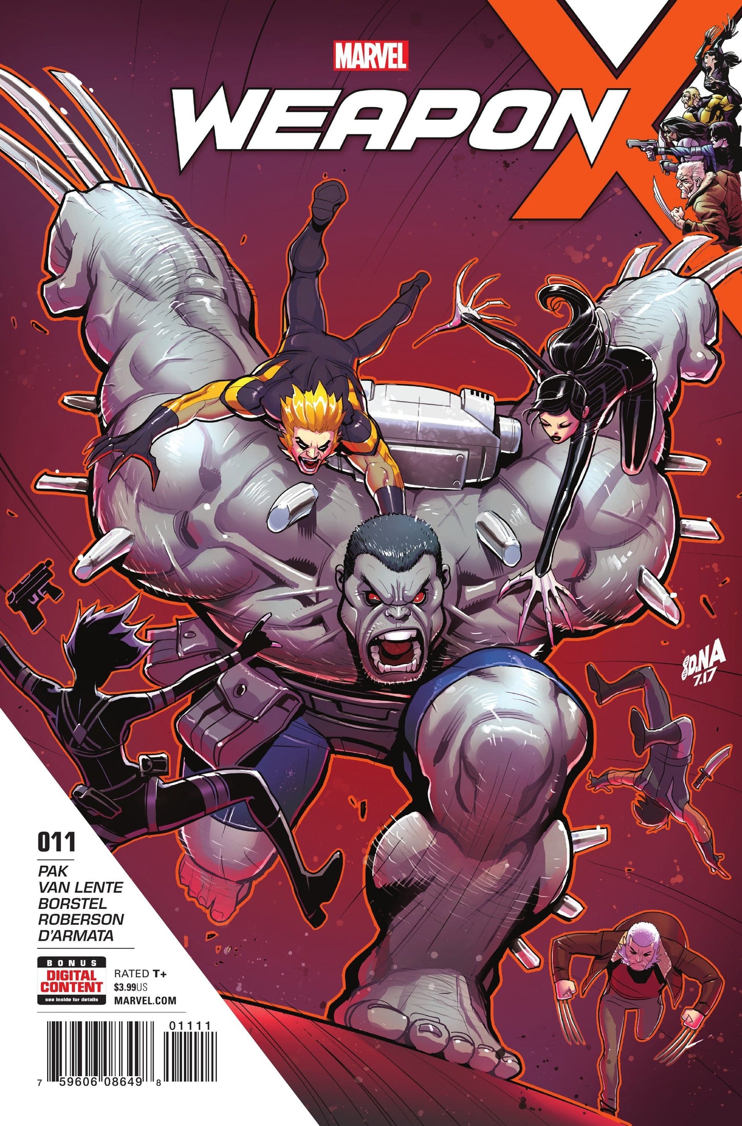 Marvel COMIC BOOK Weapon X #11 (VF/NM)
