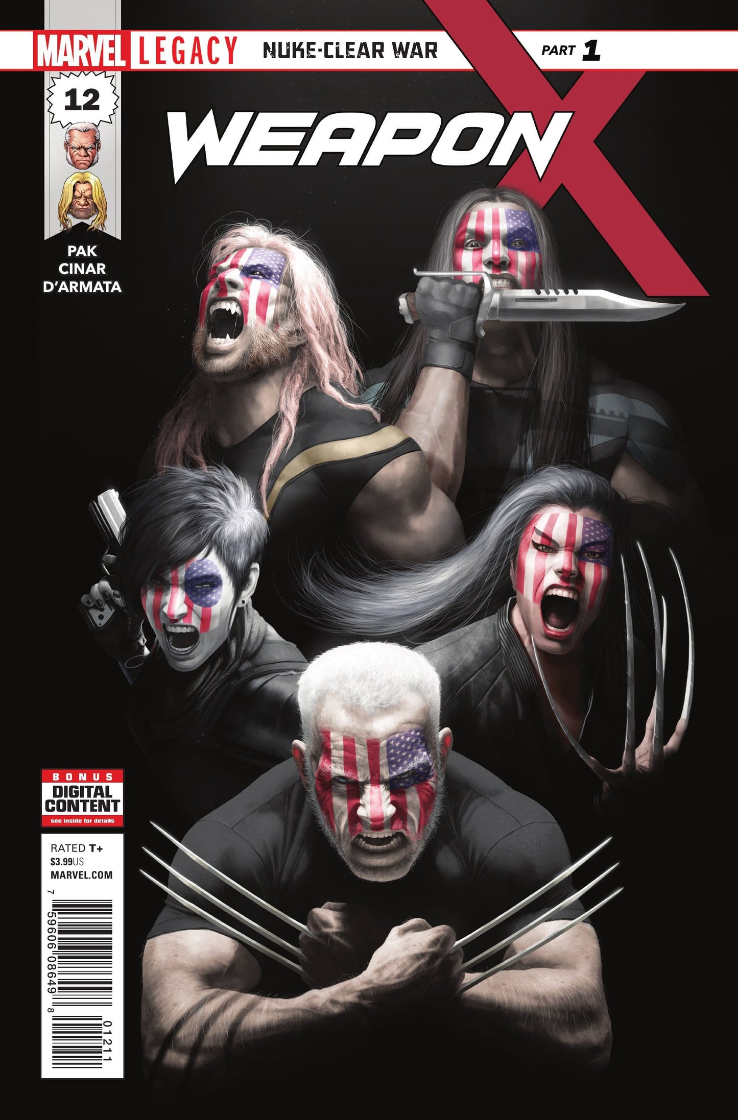 Marvel COMIC BOOK Weapon X #12 (VF/NM)