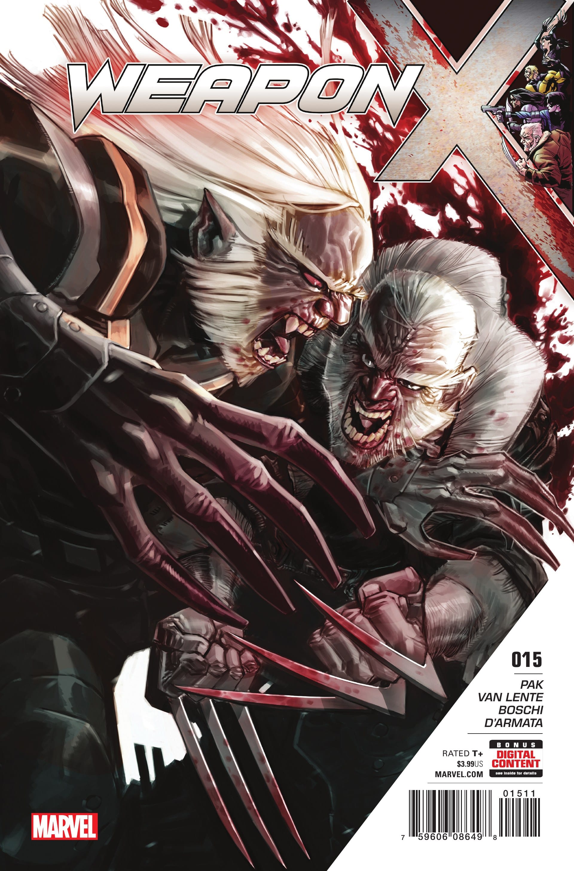 Marvel COMIC BOOK Weapon X #15 (VF/NM)