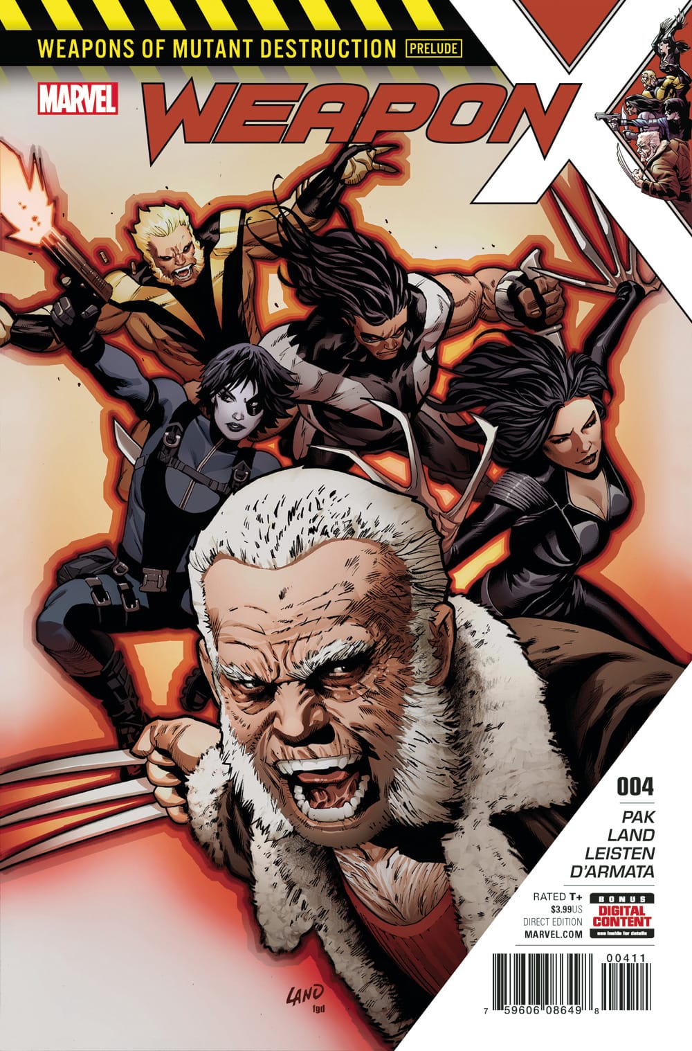Marvel COMIC BOOK Weapon X #4 (VF/NM)
