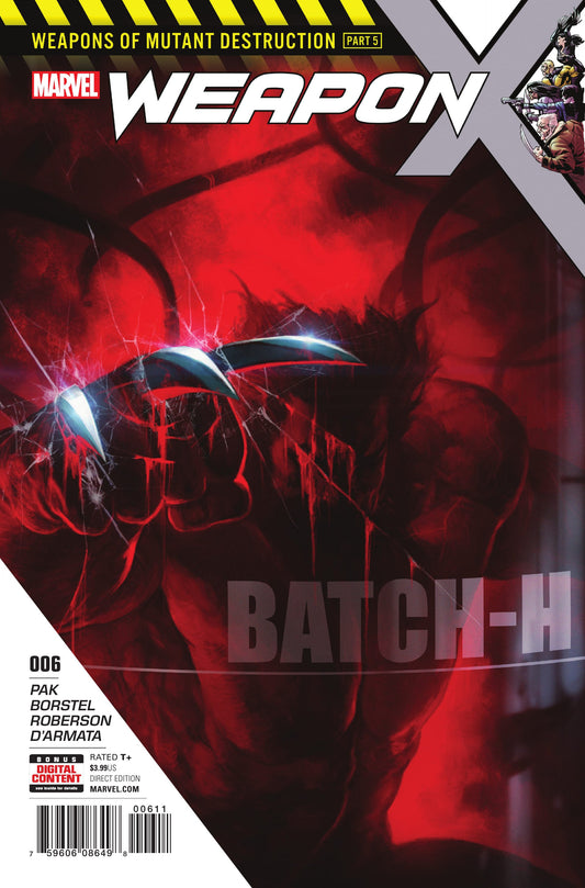 Marvel COMIC BOOK Weapon X #6 (VF/NM)