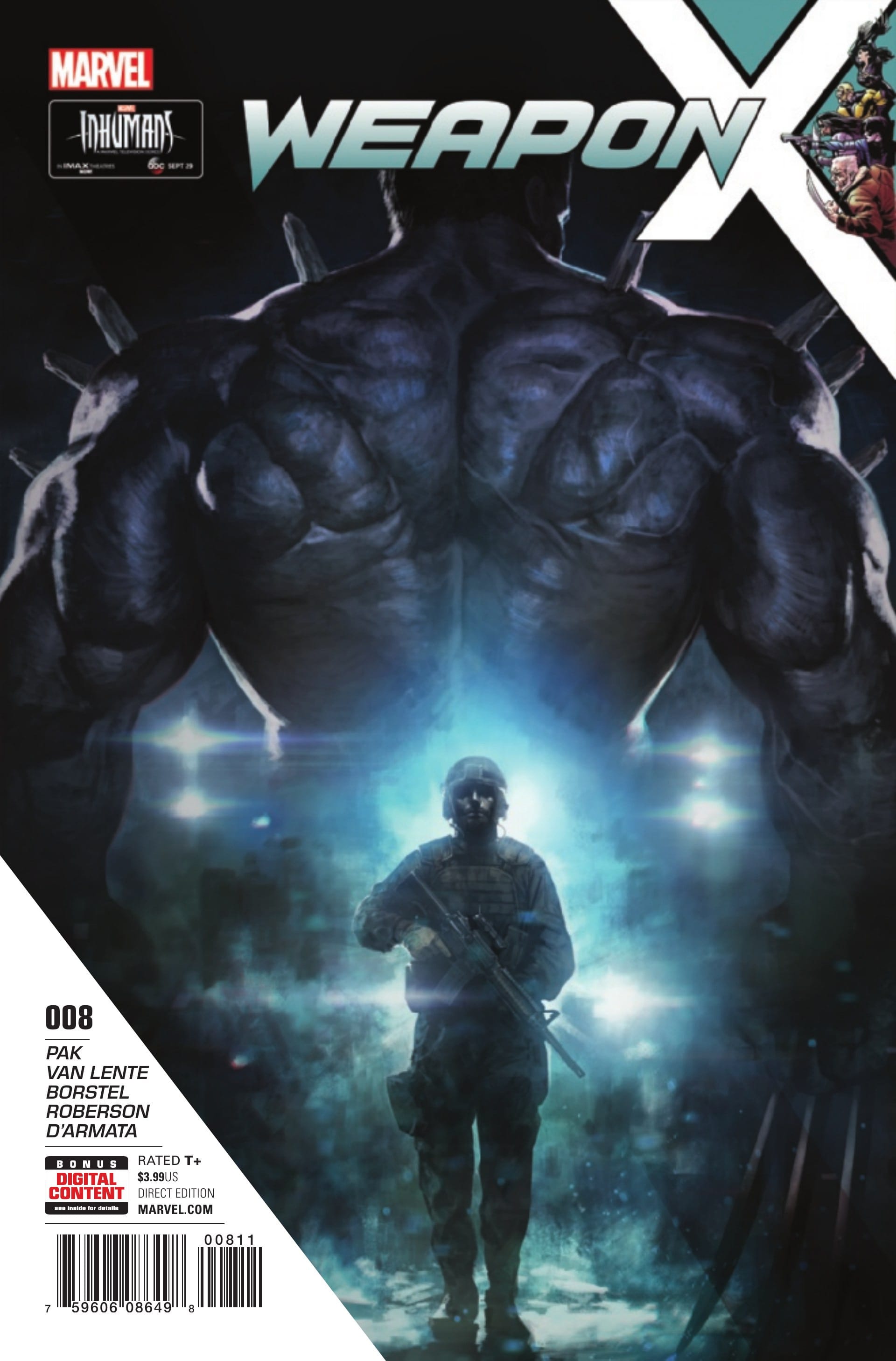 Marvel COMIC BOOK Weapon X #8 (VF/NM)