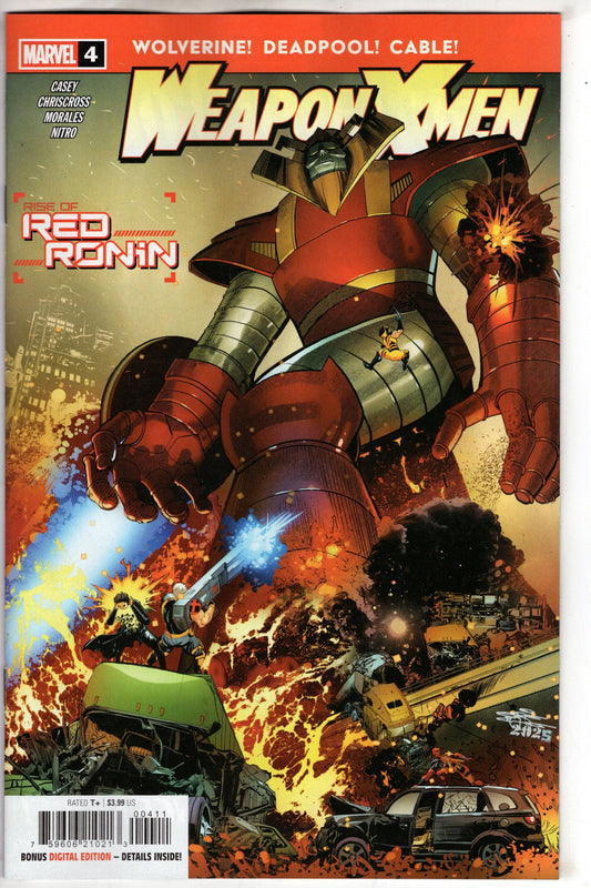 Marvel COMIC BOOK WEAPON X-MEN #4