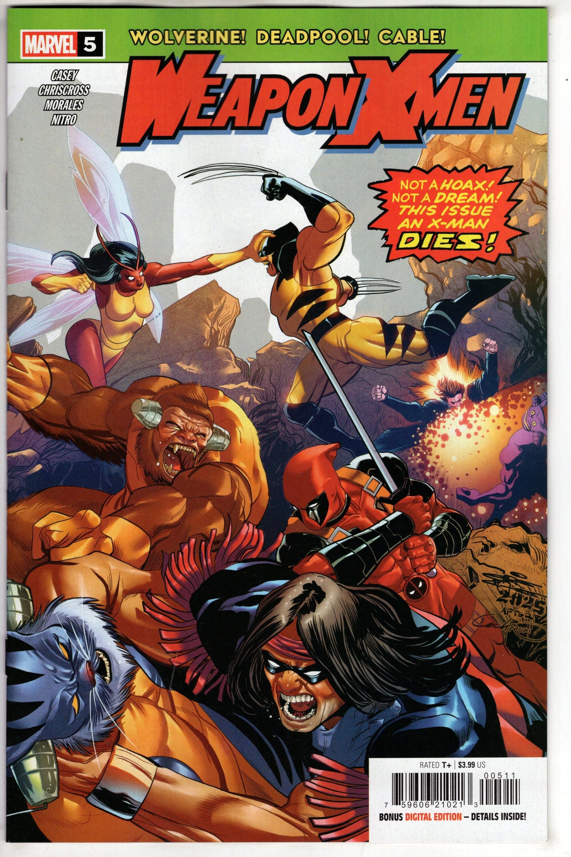 Marvel COMIC BOOK WEAPON X-MEN #5