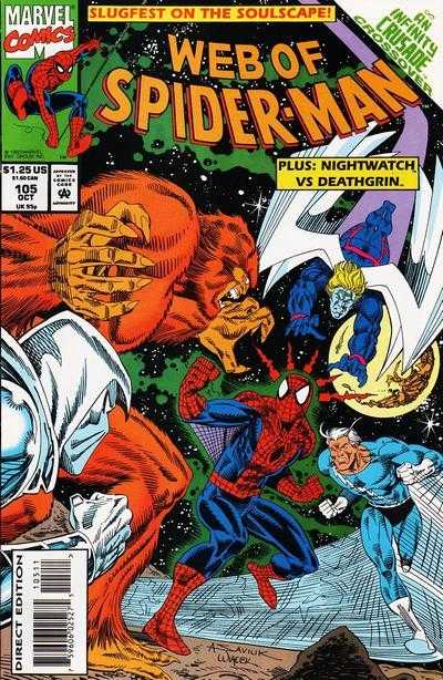 Marvel COMIC BOOK Web of Spider-Man #105 (VF/NM)
