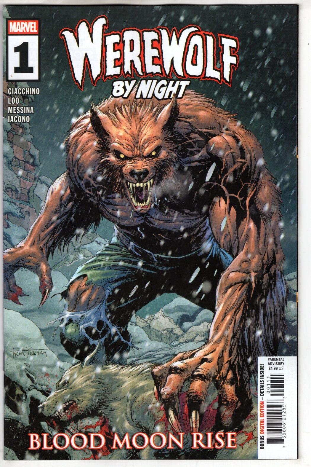 Marvel COMIC BOOK WEREWOLF BY NIGHT: BLOOD MOON RISE #1