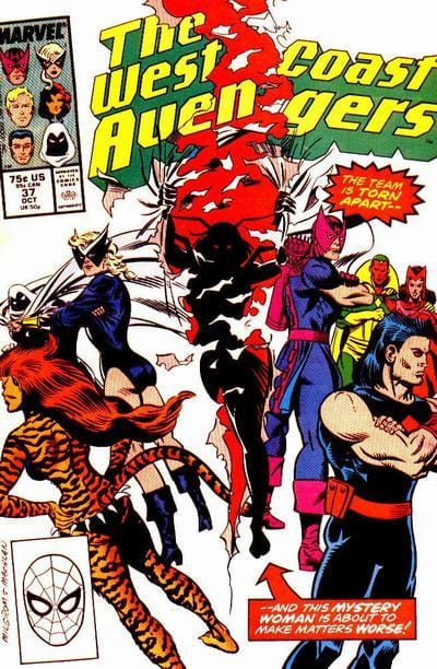 Marvel COMIC BOOK West Coast Avengers #37 - CVR A (FN/VF)