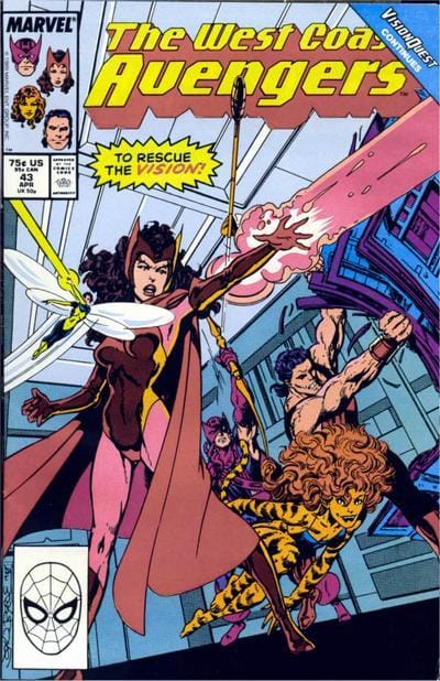 Marvel COMIC BOOK West Coast Avengers #43 - CVR A (FN/VF)