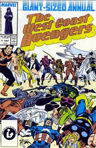 Marvel COMIC BOOK West Coast Avengers Annual #2 - CVR A (FN/VF)