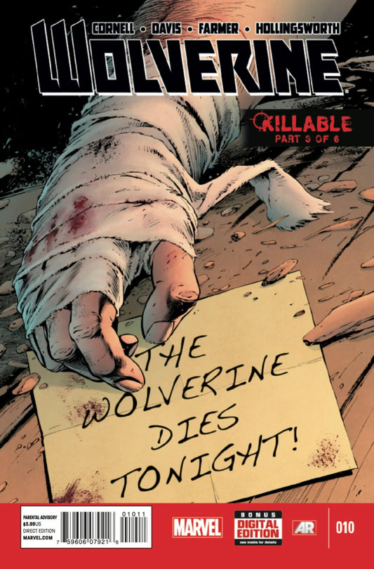 Marvel COMIC BOOK Wolverine #10 - CVR A (VF)