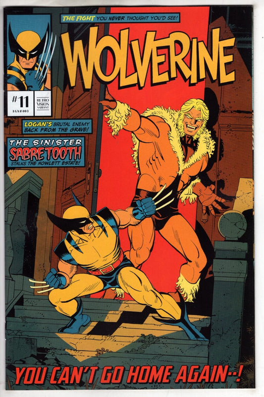 Marvel COMIC BOOK WOLVERINE #11 LEO ROMERO RETROVISION VARIANT