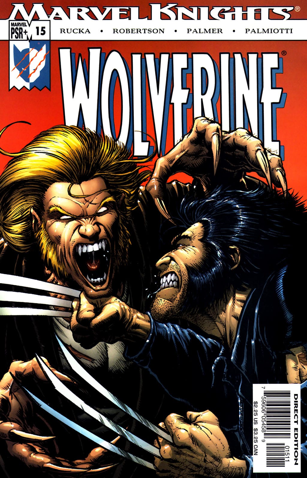 Marvel COMIC BOOK Wolverine #15 (VF)