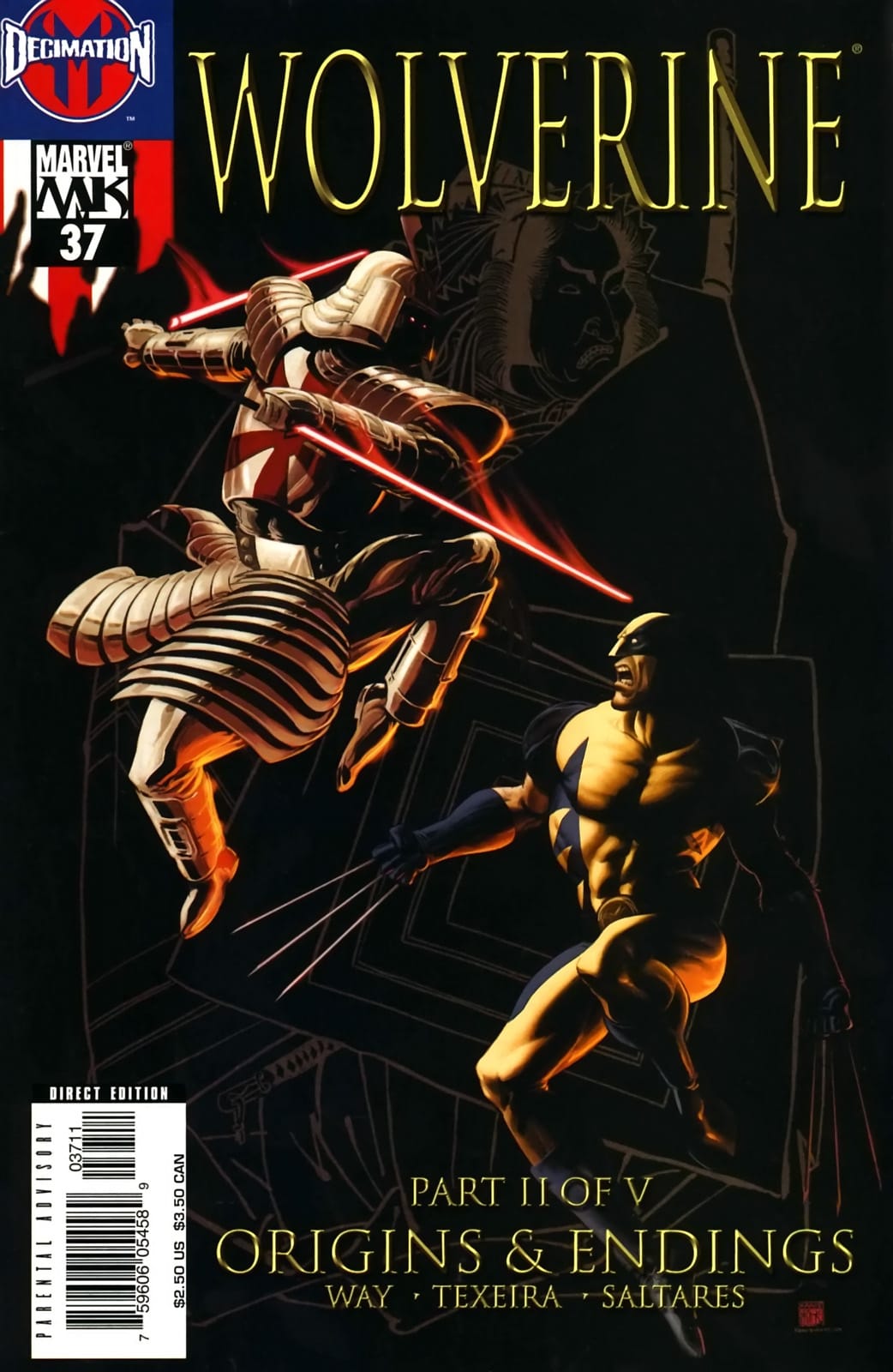 Marvel COMIC BOOK Wolverine #37 (VF)