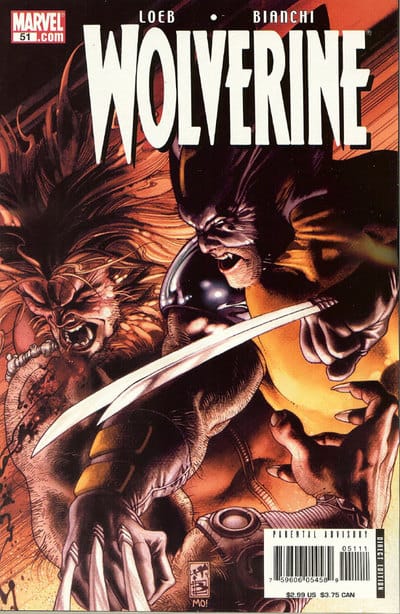 Marvel COMIC BOOK Wolverine #51 (VF)