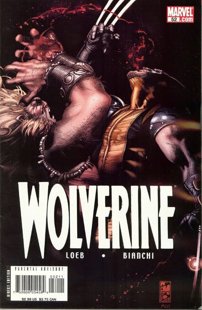 Marvel COMIC BOOK Wolverine #52 (VF)