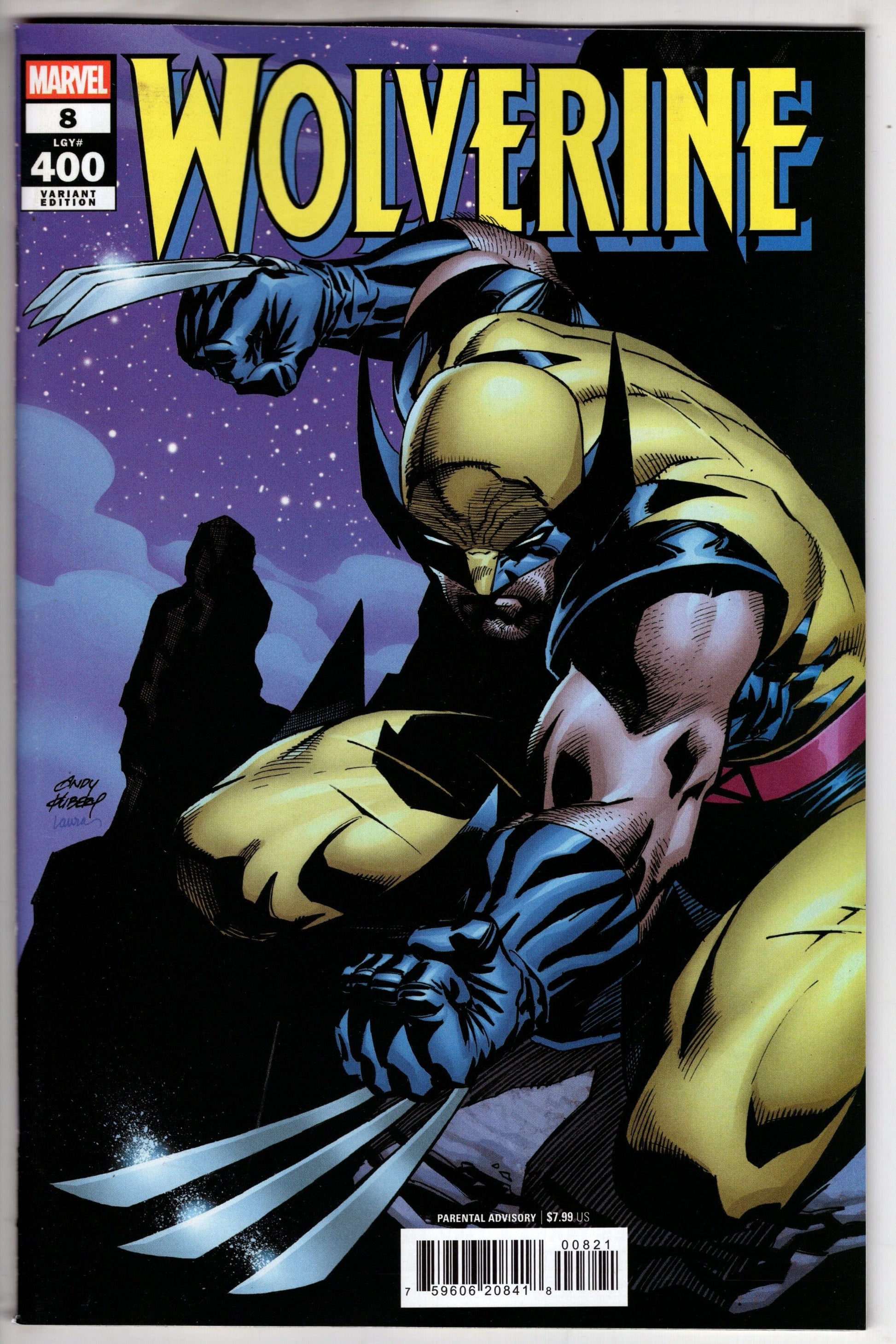 Marvel COMIC BOOK WOLVERINE #8 ANDY KUBERT VARIANT