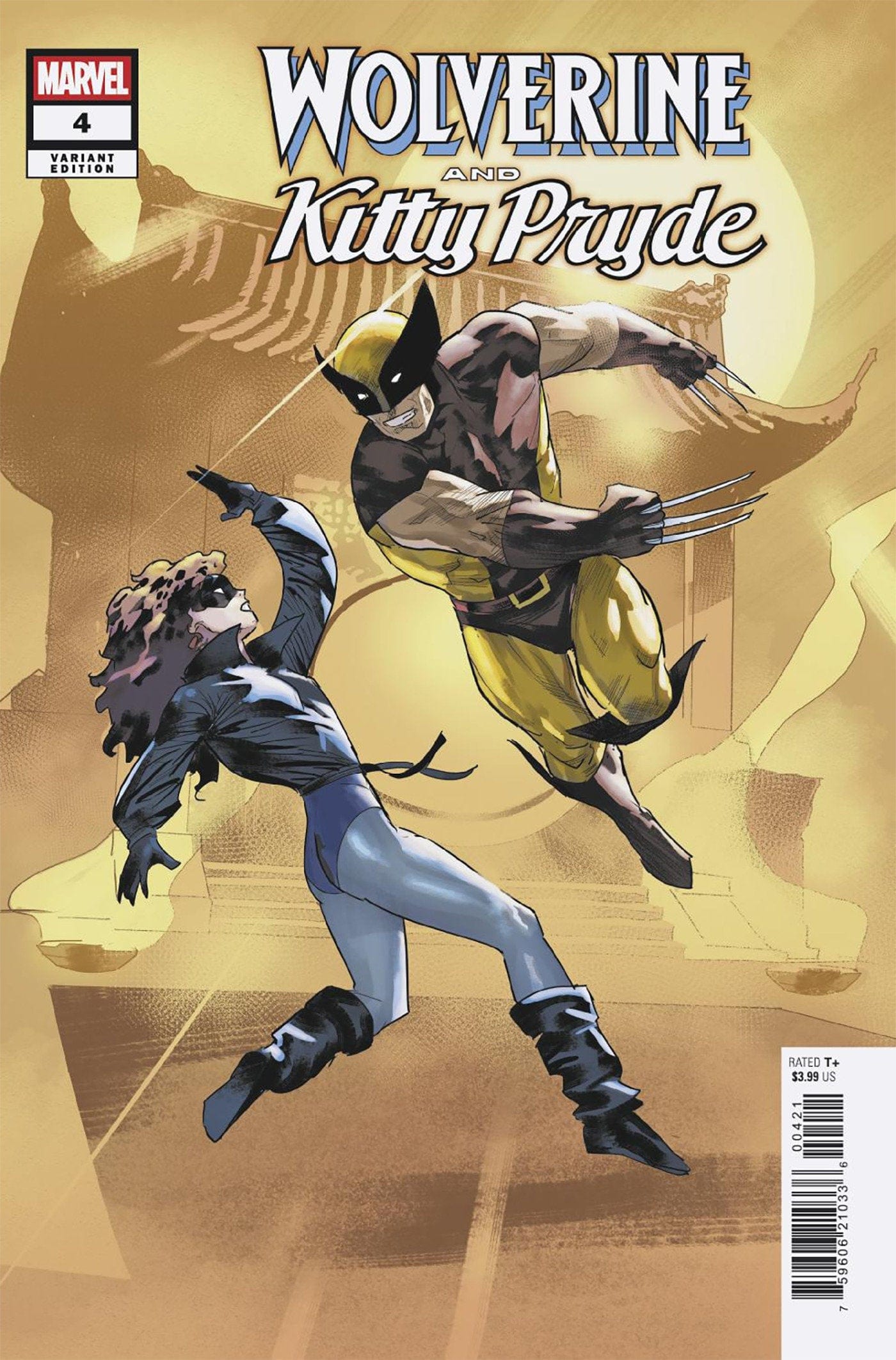 Marvel COMIC BOOK WOLVERINE AND KITTY PRYDE #4 JAN BAZALDUA VARIANT