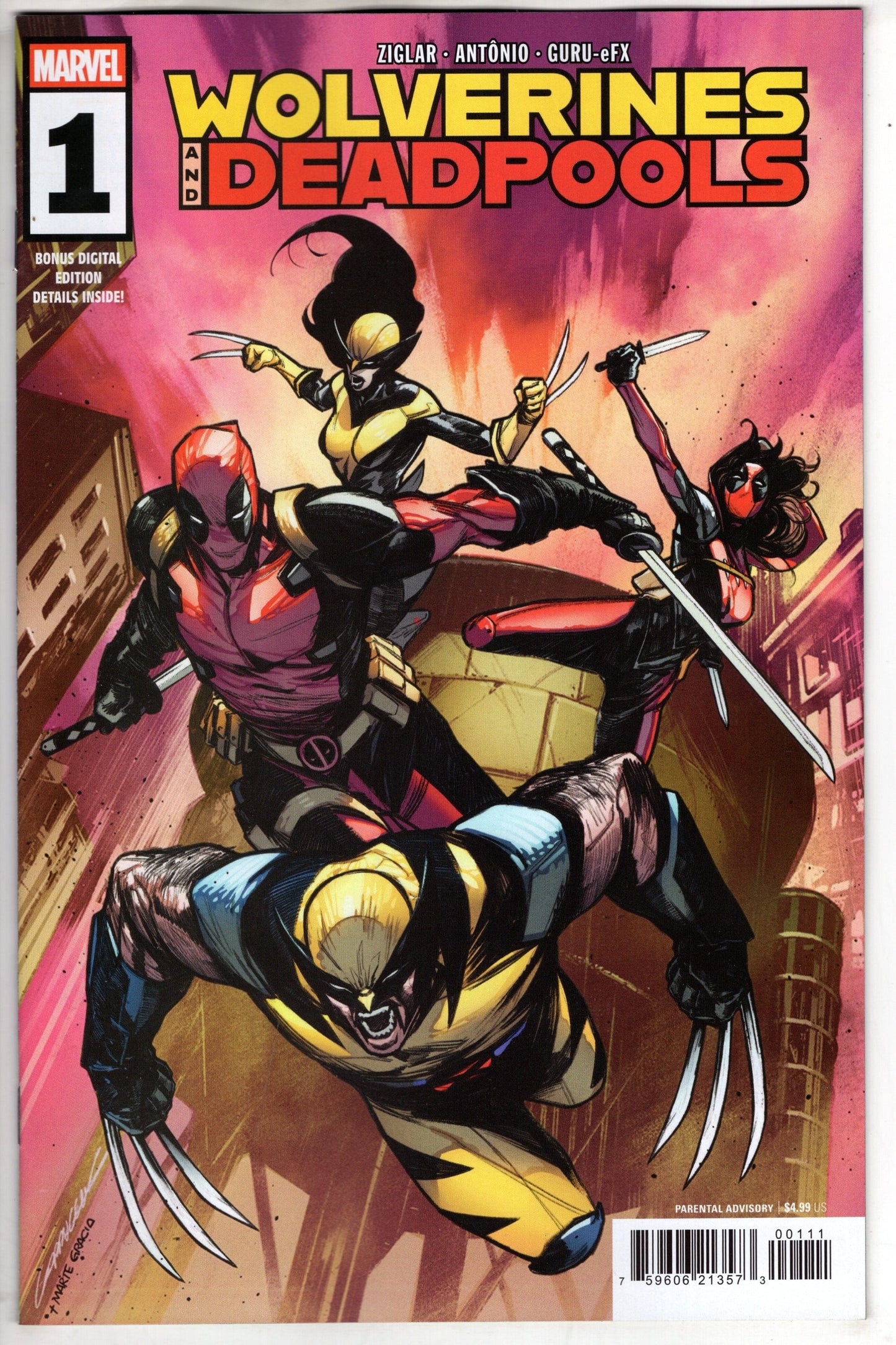 Marvel COMIC BOOK WOLVERINES & DEADPOOLS #1