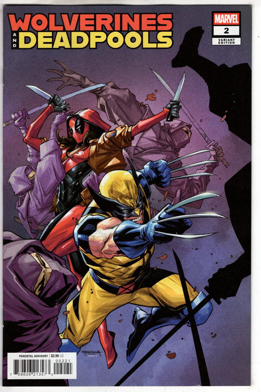 Marvel COMIC BOOK WOLVERINES & DEADPOOLS #2 STEPHEN SEGOVIA VARIANT