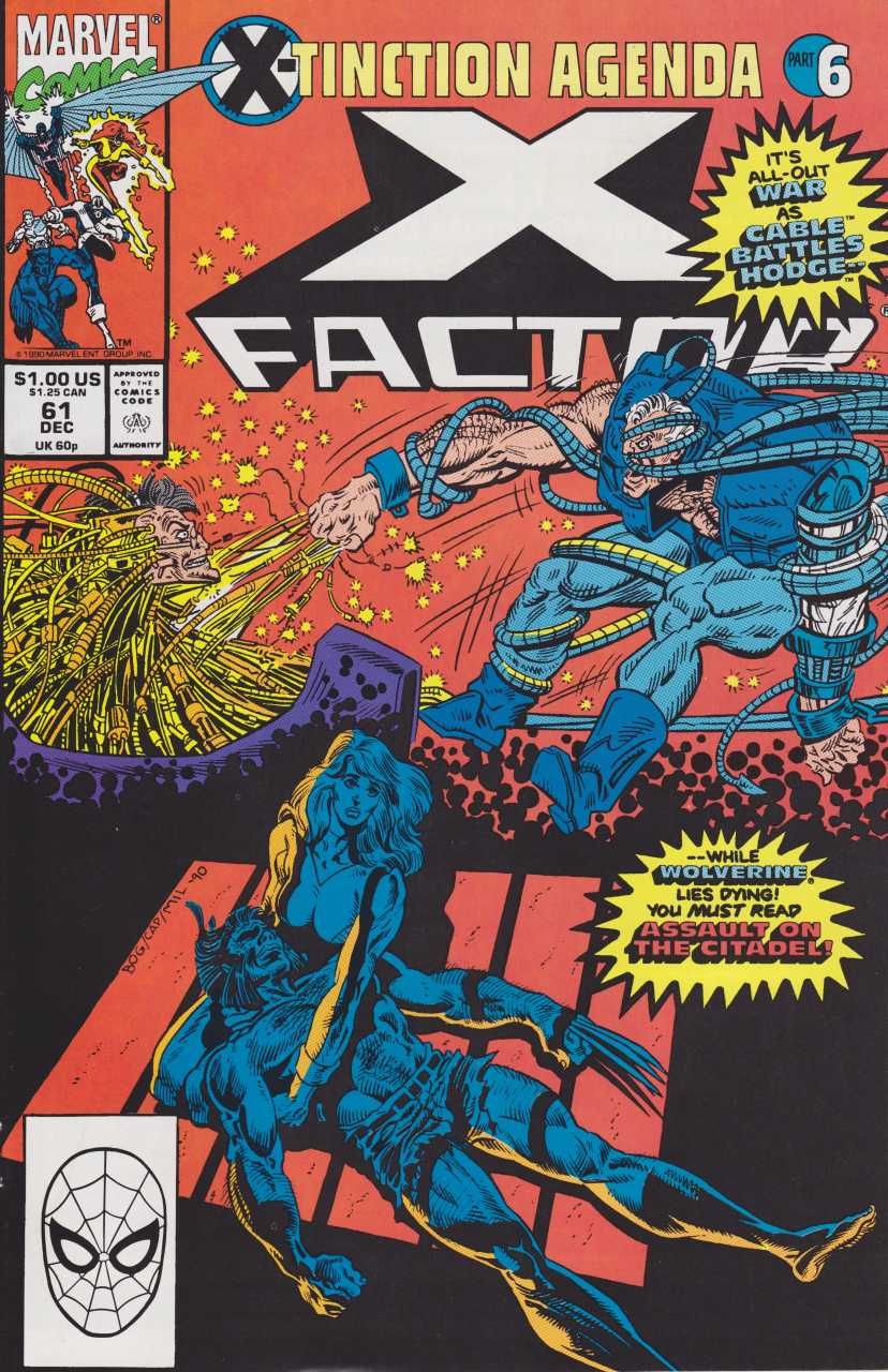 Marvel COMIC BOOK X-Factor #61 (VF/NM)