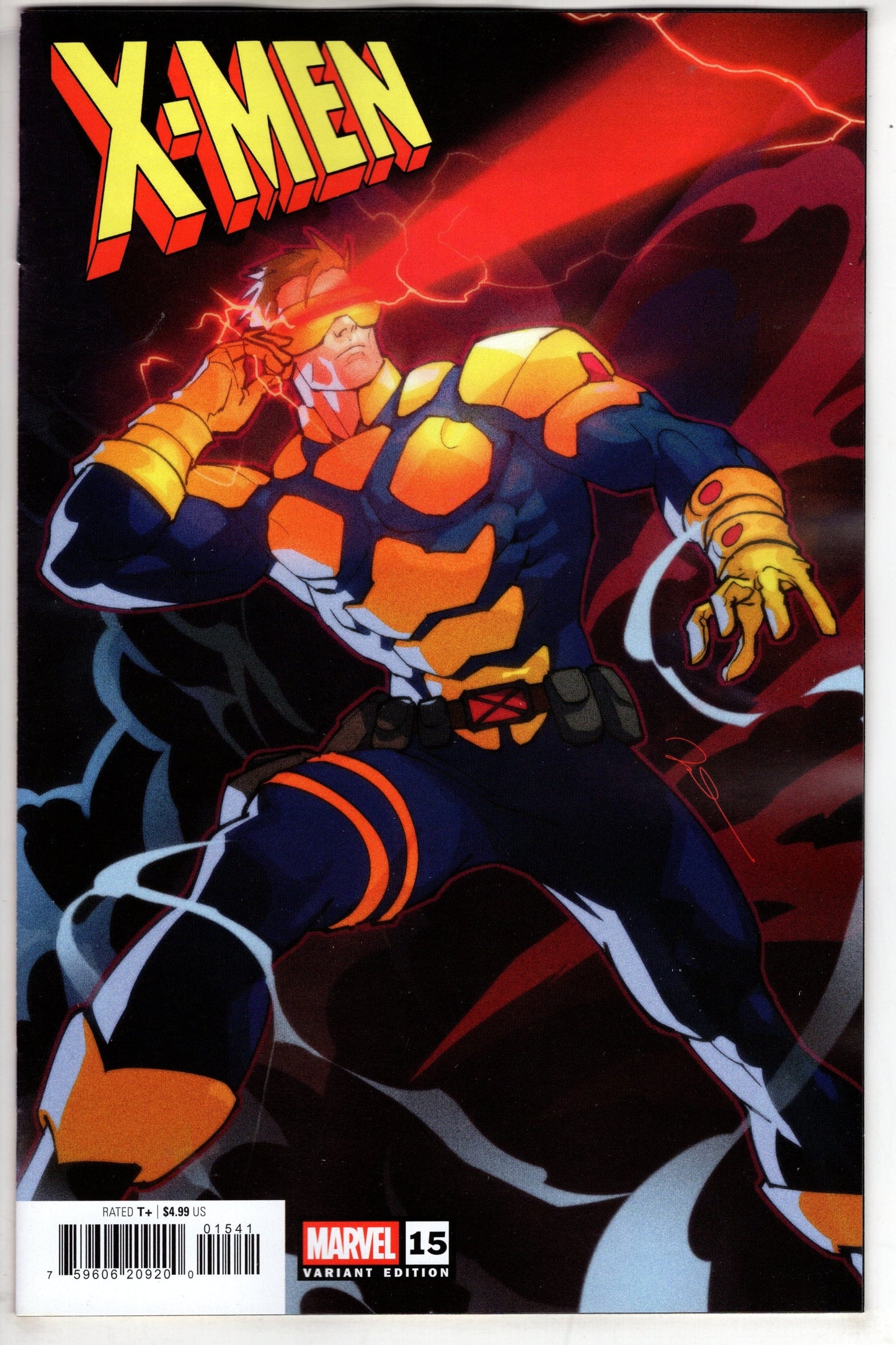 Marvel COMIC BOOK X-MEN #15 GERALD PAREL CYCLOPS VARIANT