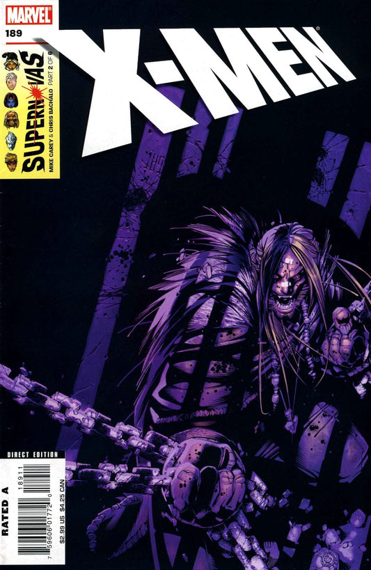 Marvel COMIC BOOK X-Men #189 (VF/NM)