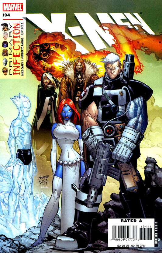 Marvel COMIC BOOK X-Men #194 (VF/NM)