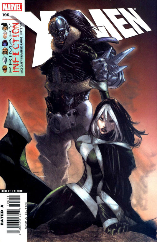 Marvel COMIC BOOK X-Men #195 (VF/NM)