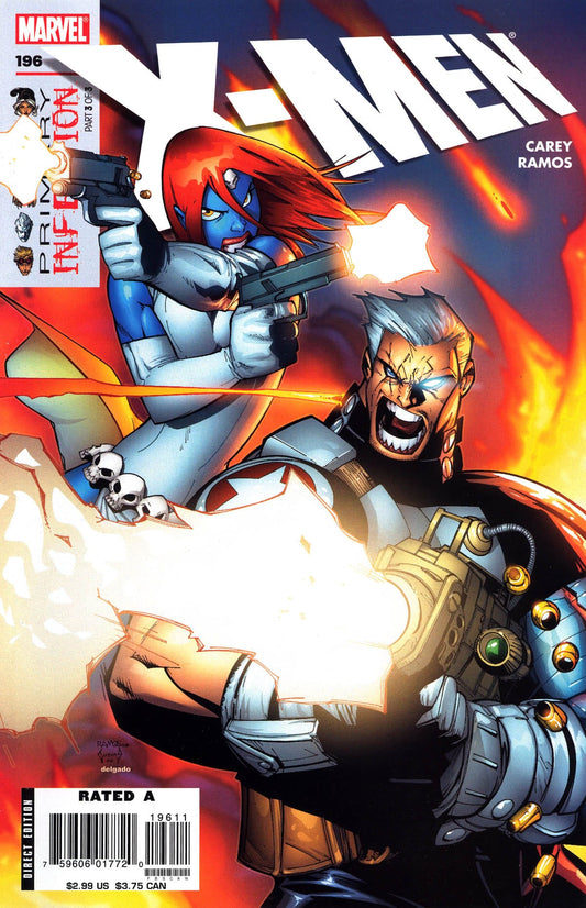 Marvel COMIC BOOK X-Men #196 (VF/NM)