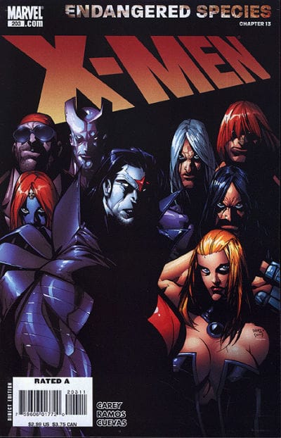 Marvel COMIC BOOK X-Men #203 (VF/NM)