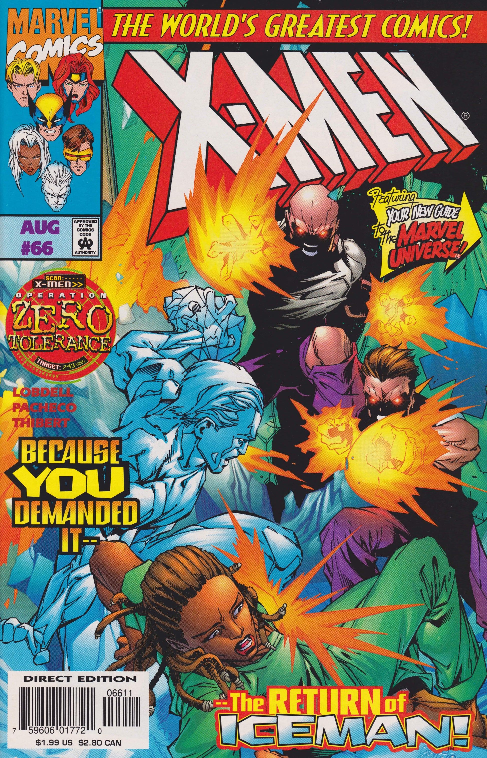 Marvel COMIC BOOK X-Men #66 (VF/NM)