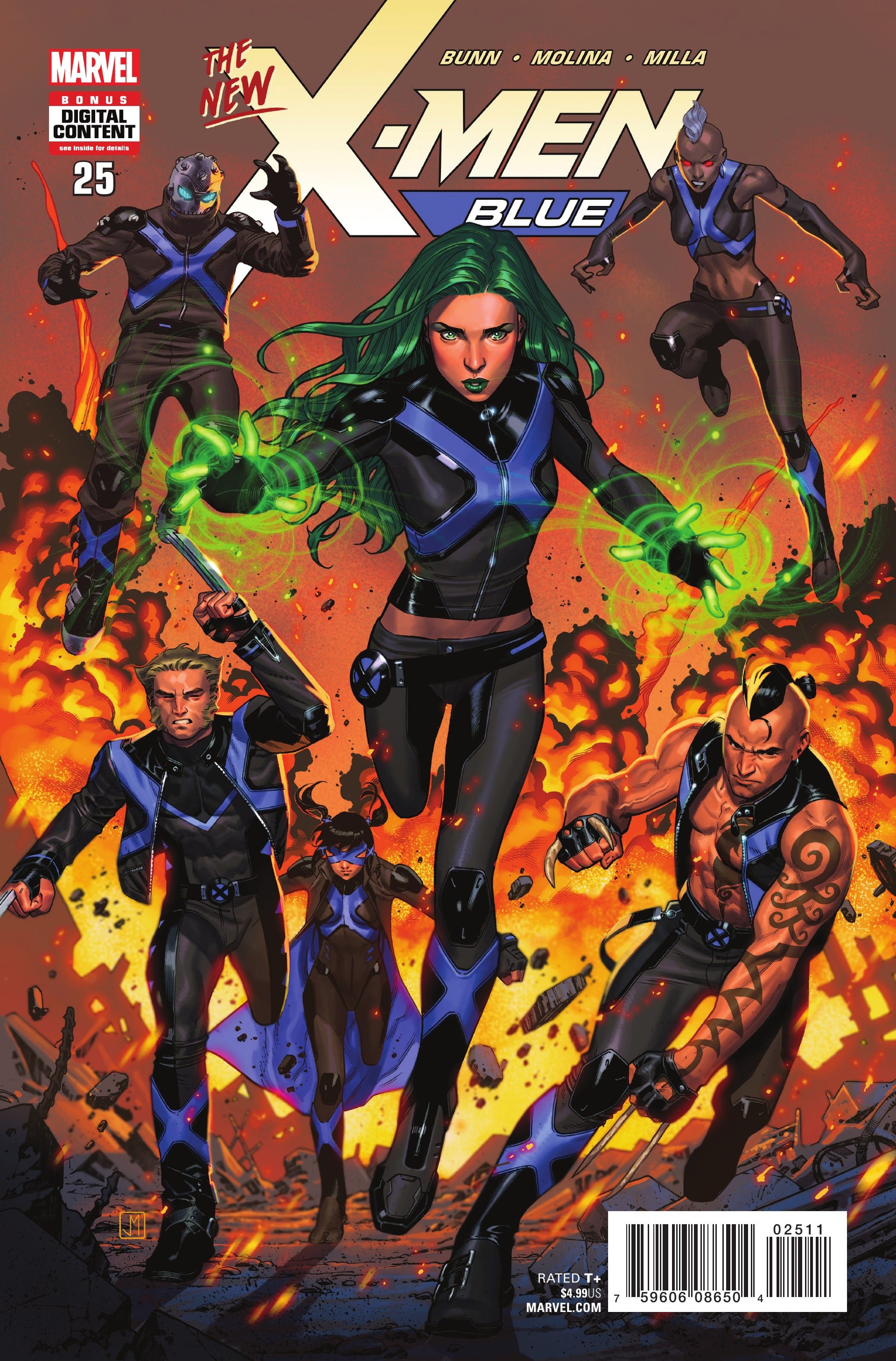 Marvel COMIC BOOK X-Men: Blue #25 (VF/NM)