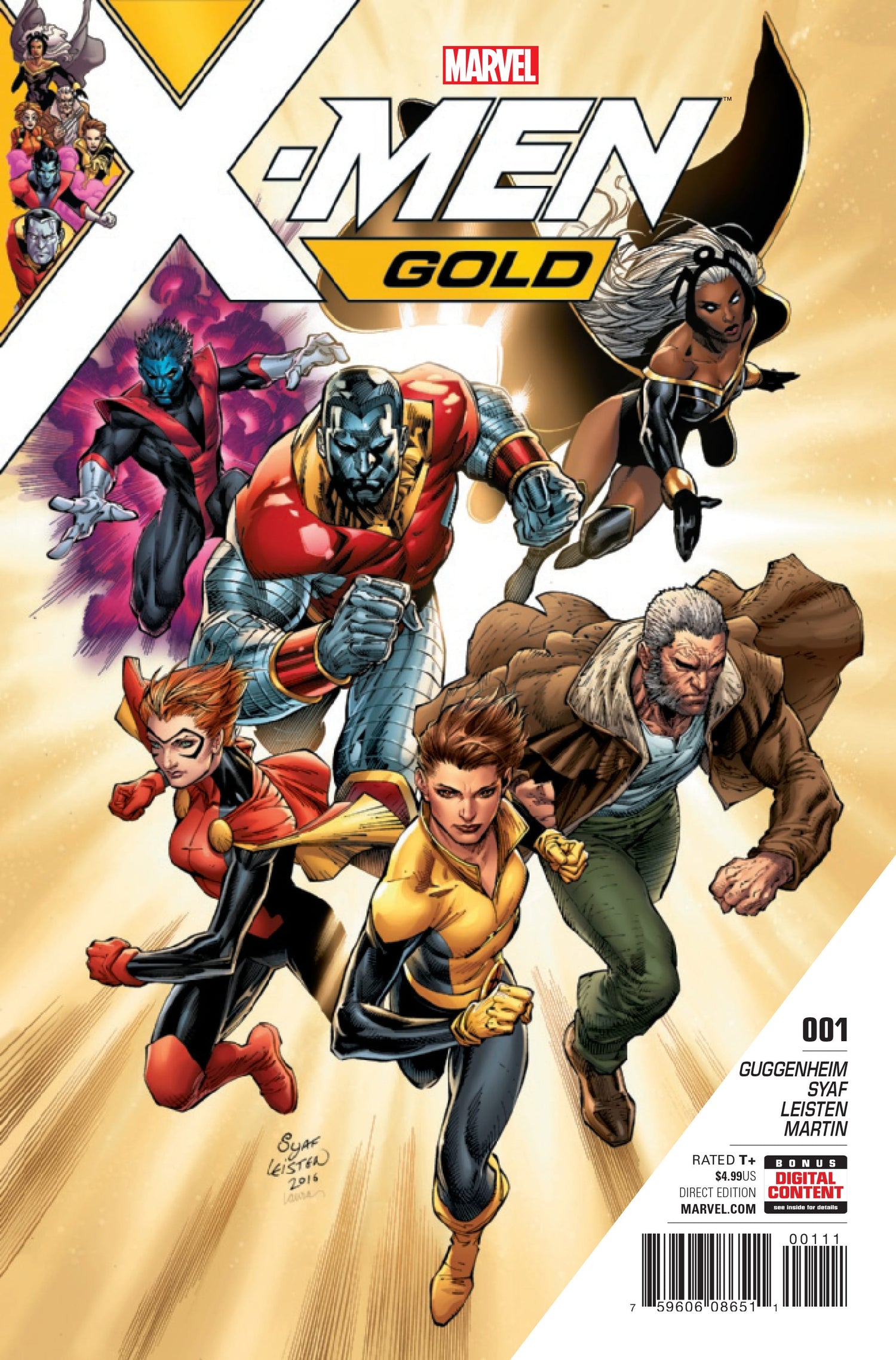 Marvel COMIC BOOK X-Men: Gold #1 (VF/NM)