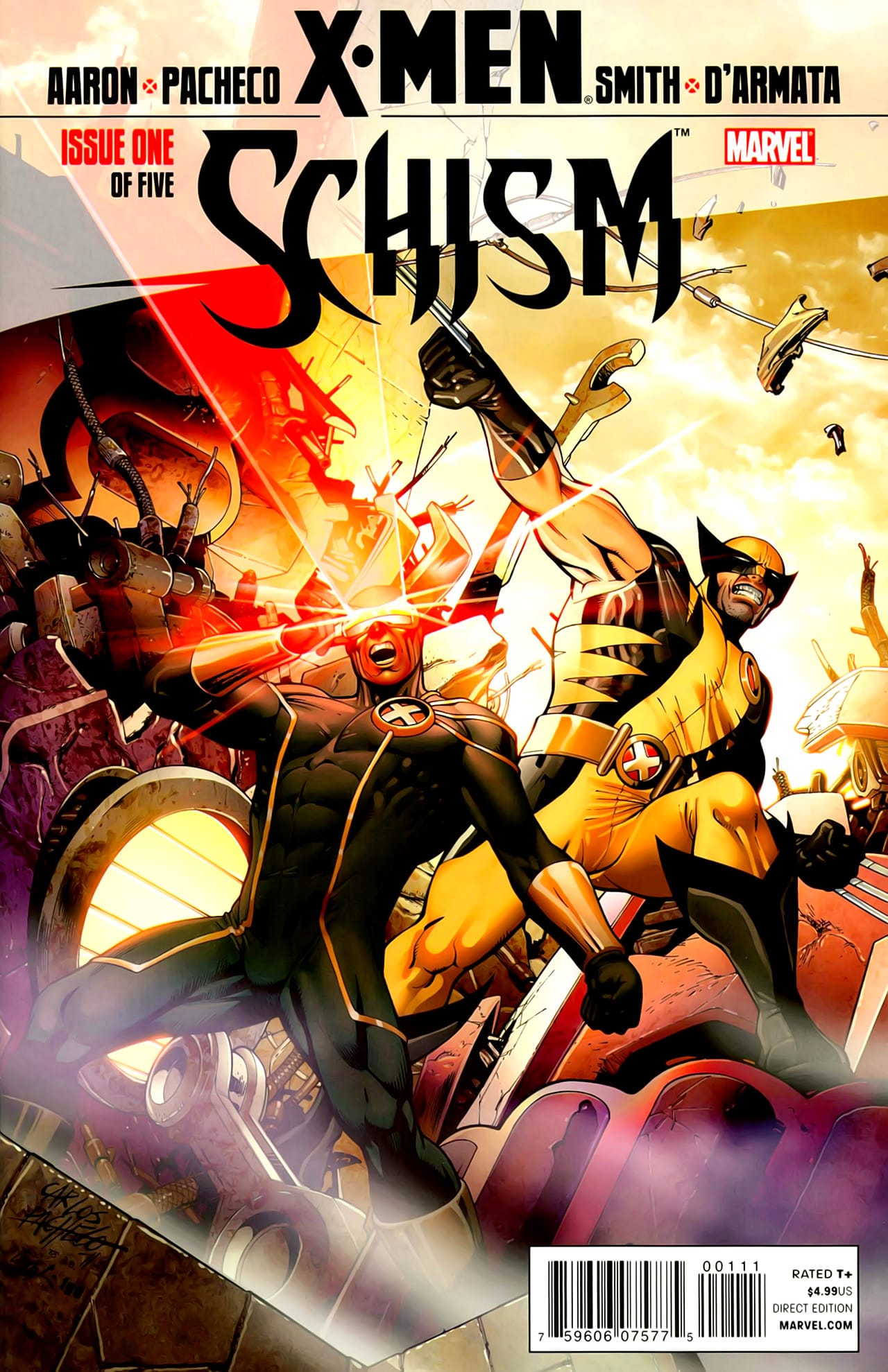 Marvel COMIC BOOK X-Men: Schism #1 (VF/NM)