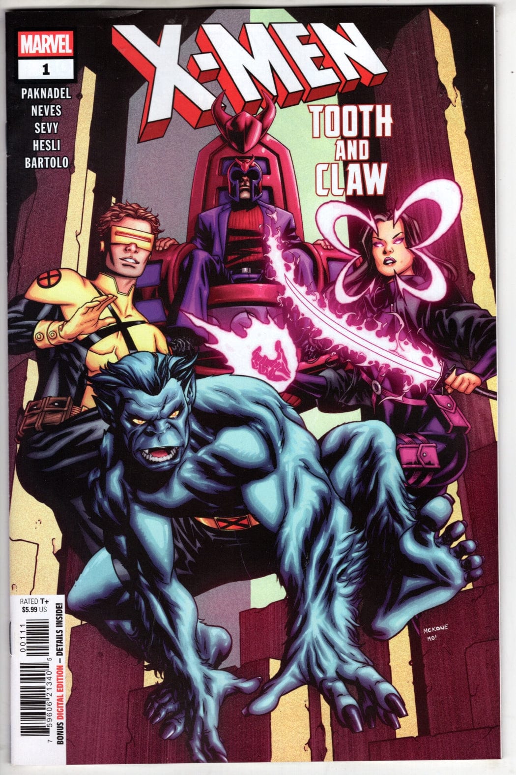 Marvel COMIC BOOK X-MEN: TOOTH AND CLAW #1