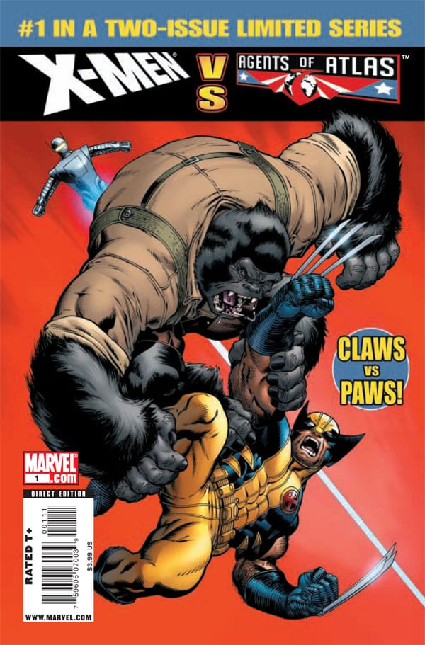 Marvel COMIC BOOK X-Men vs. Agents of Atlas #1 (VF/NM)