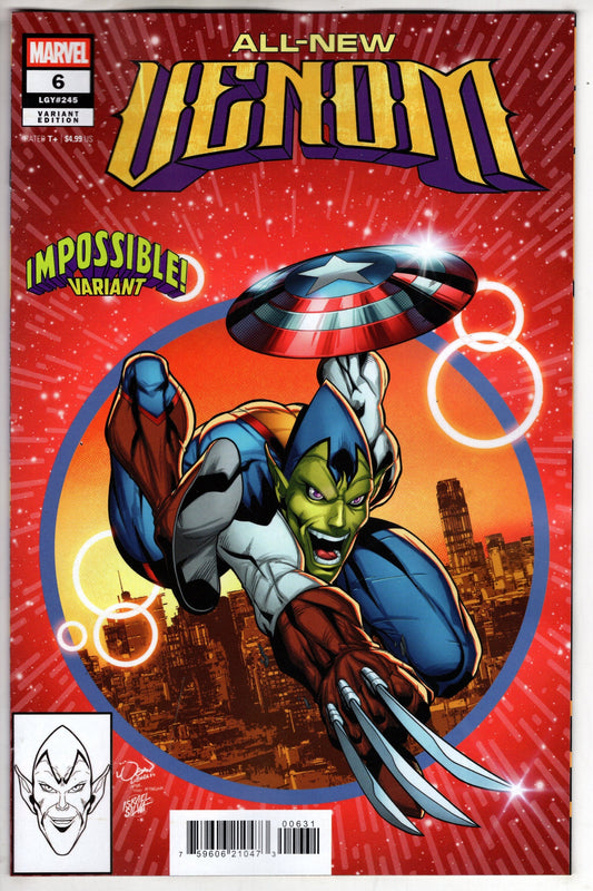 Marvel COMIC BOOKS ALL-NEW VENOM #6 LOGAN LUBERA IMPOSSIBLE! VARIANT