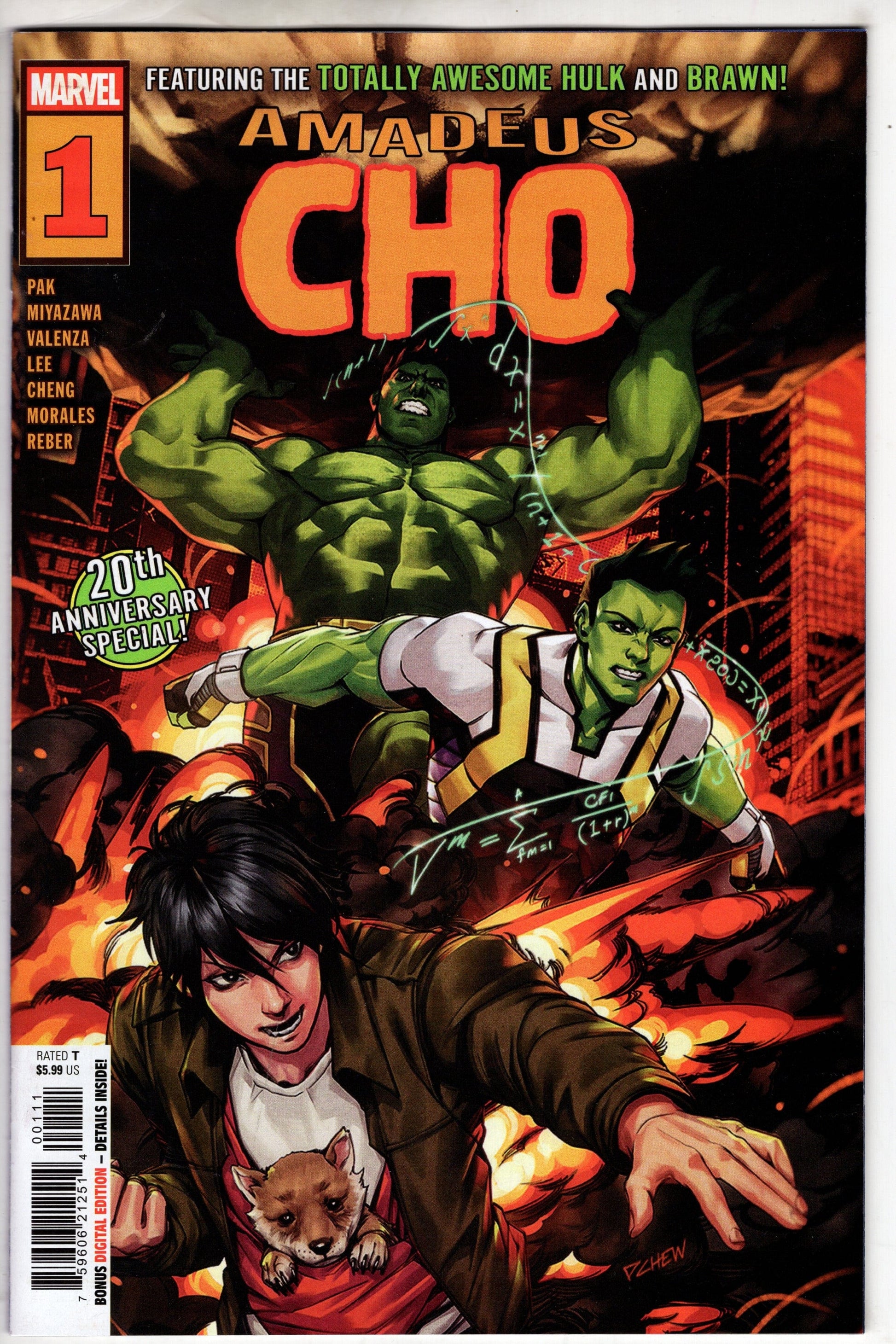 Marvel COMIC BOOKS AMADEUS CHO 20TH ANNIVERSARY SPECIAL #1